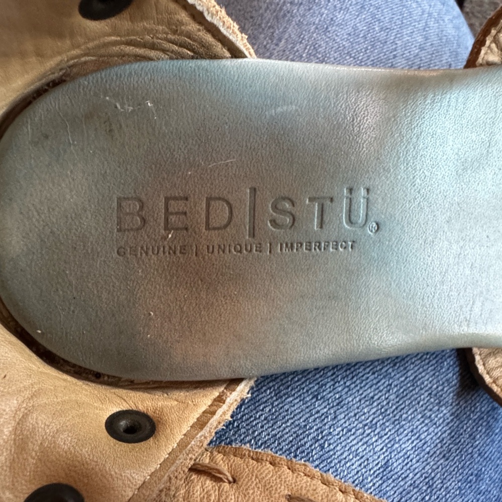 Bed Stu Artemis Light Blue Sandals Size 7 in Good Condition - Picture 7 of 10